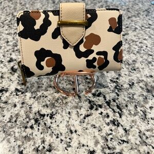 Fossil Brand - Bryce Multifunction Wallet - Leopard/Khaki